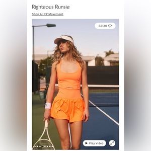 FP Movement Righteous Runsie. Size Large. Color “Hot Watermelon”